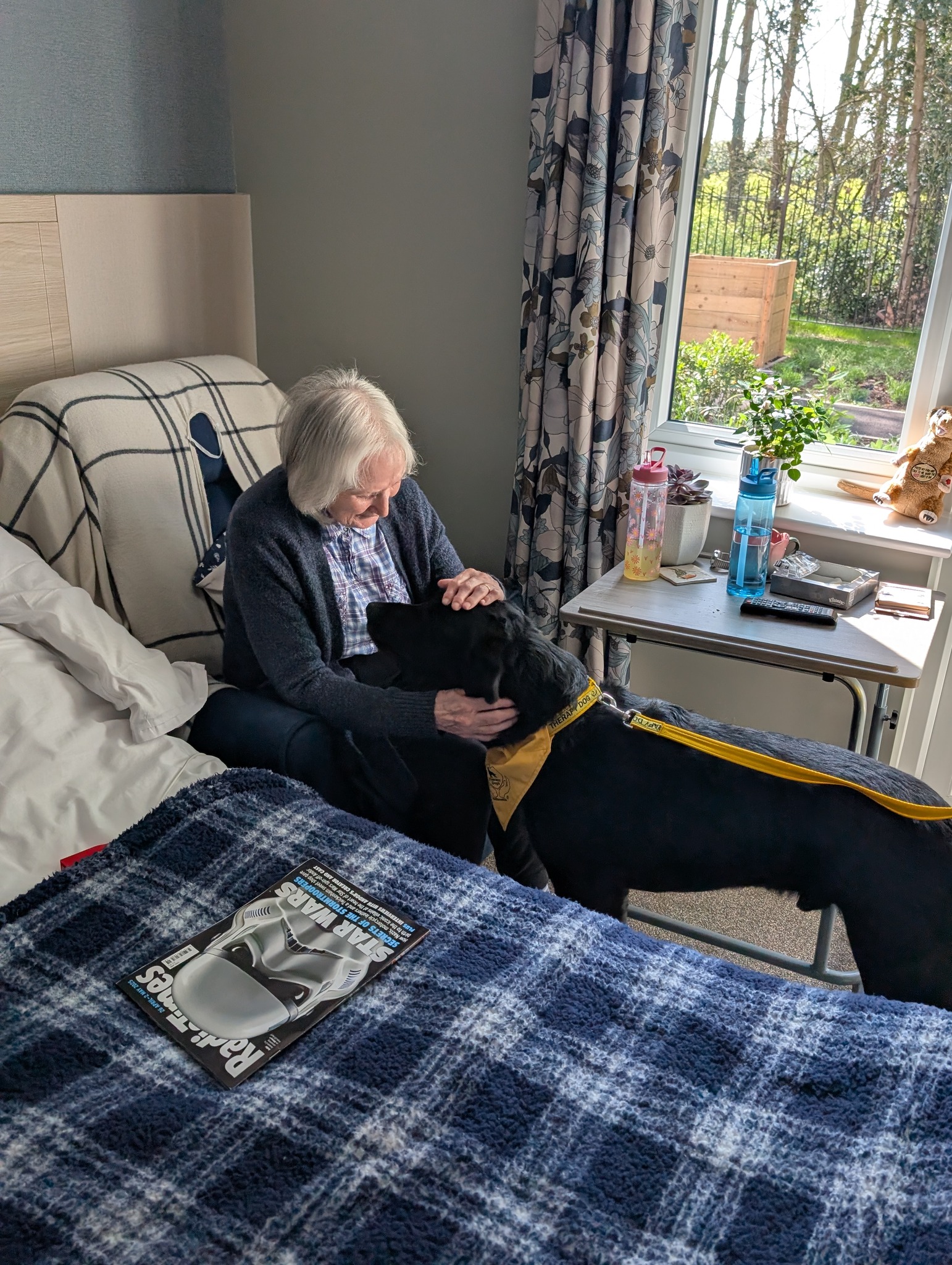Barney's Visit Brings Joy to Woodland Court Residents