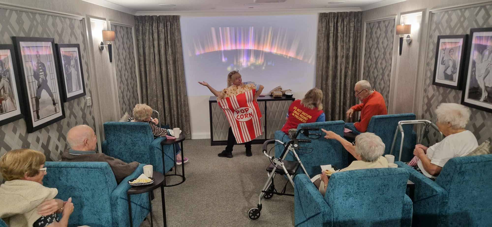 Cinematic Experience  Lights Up Arkall Manor Residents' Day