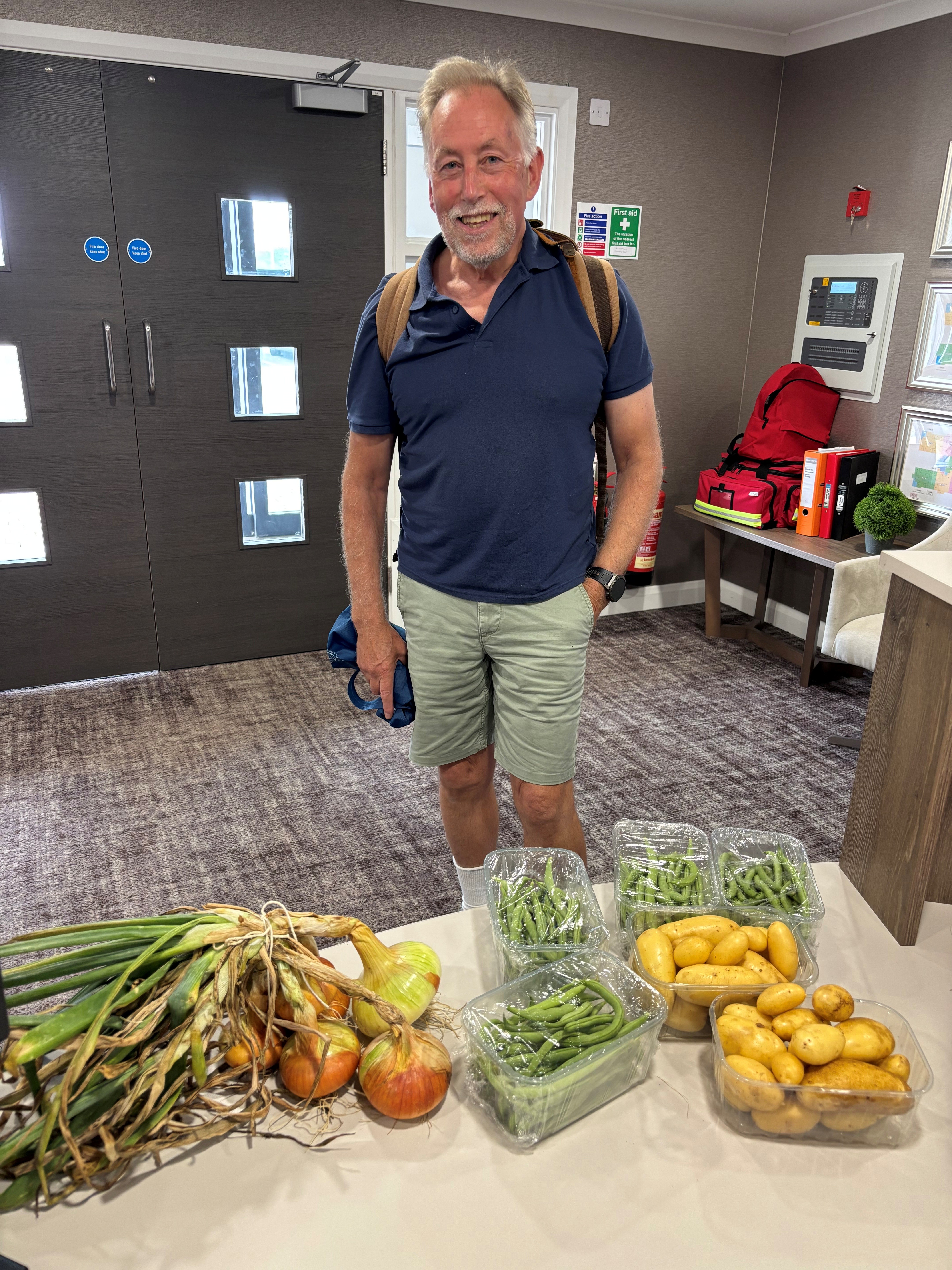 Barton Manor Celebrates Keith's Bountiful Gardening Impact