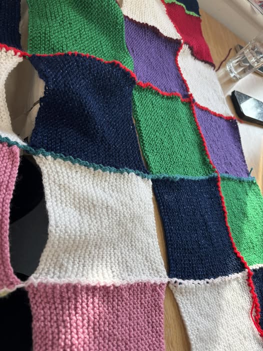 Barton Manor Residents Knit Joyful Community Blanket