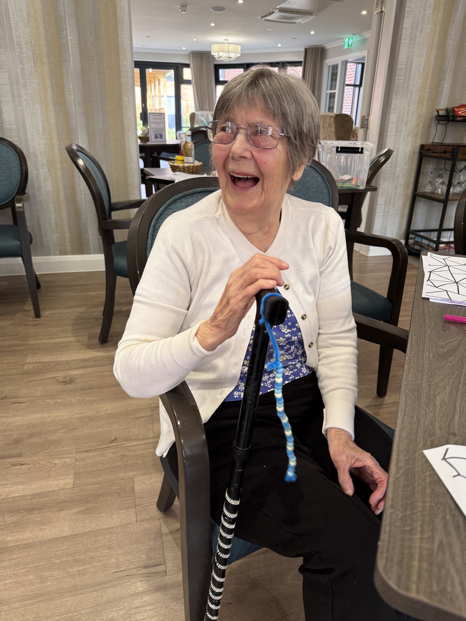 Brook Lodge Residents Craft Personalised Charms with Joy
