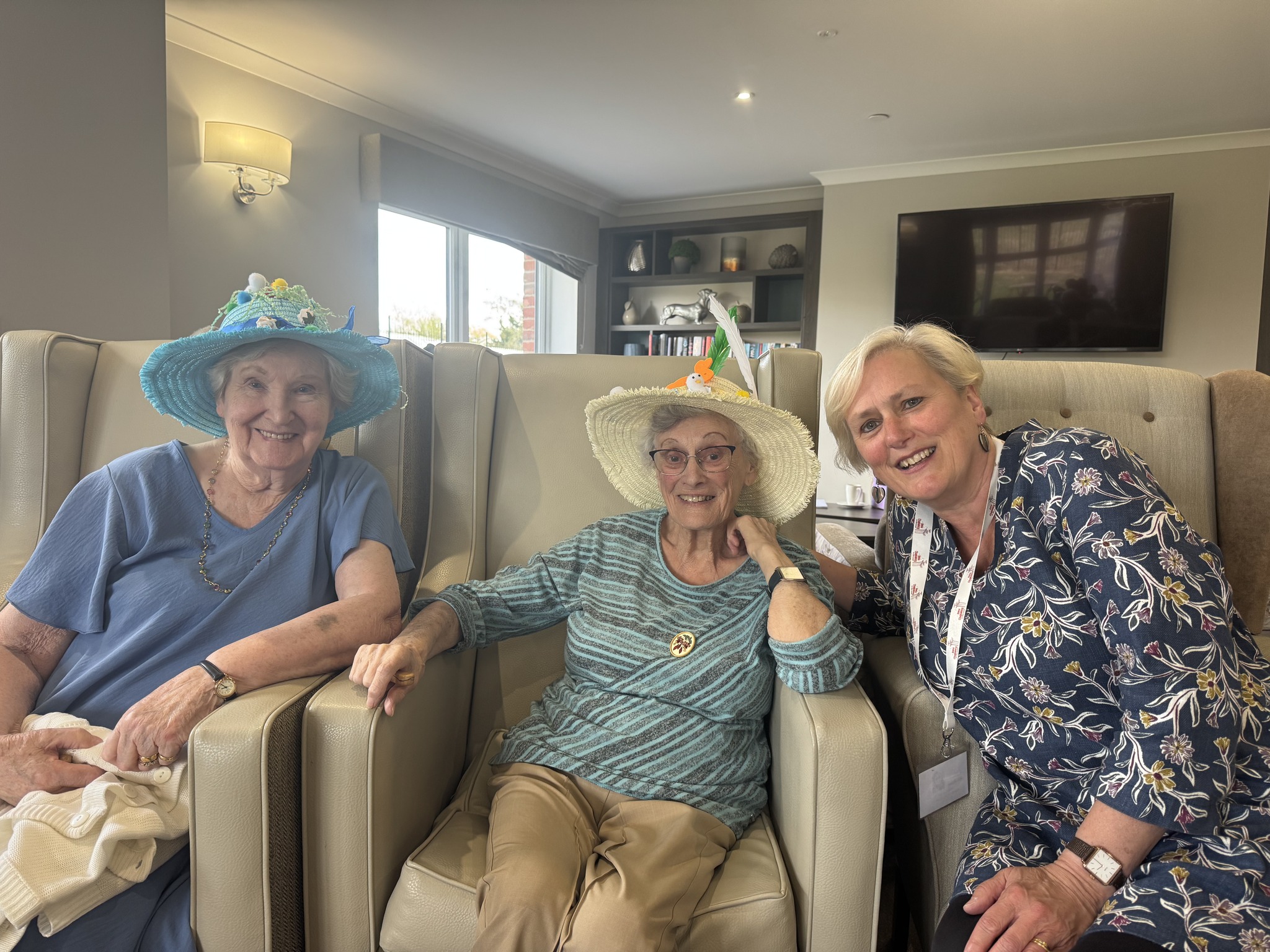 Ducklings Delight Residents in Broadlands Lodge Easter Celebration