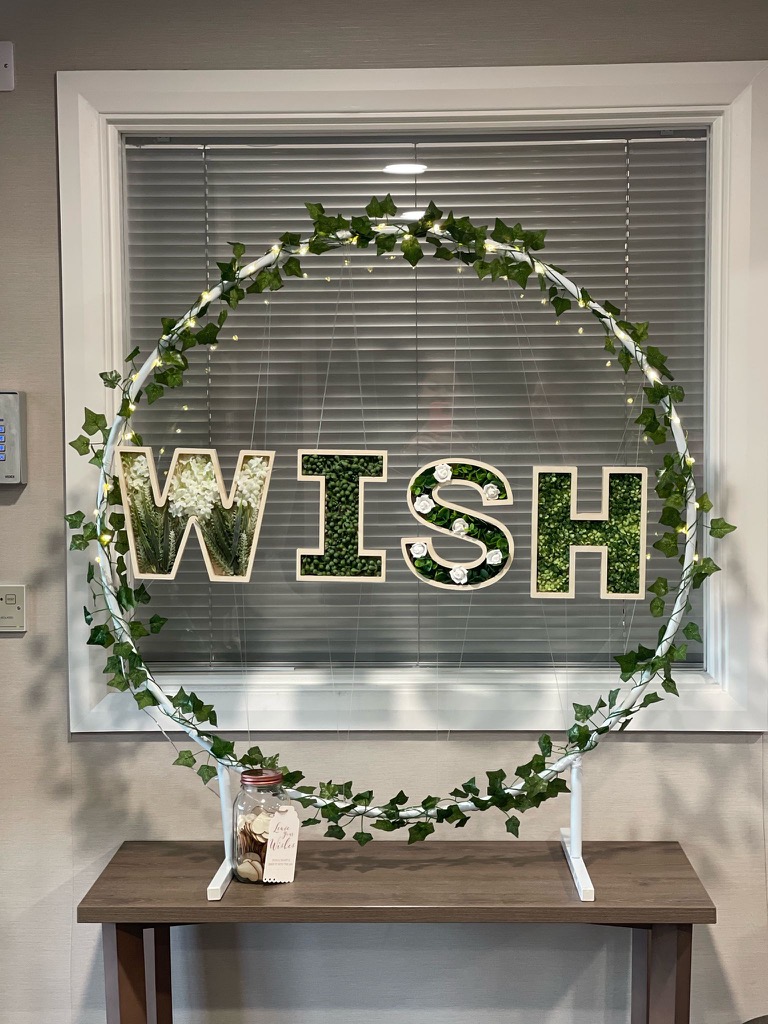 WISH Sign Unites Dreams at Broadlands Lodge