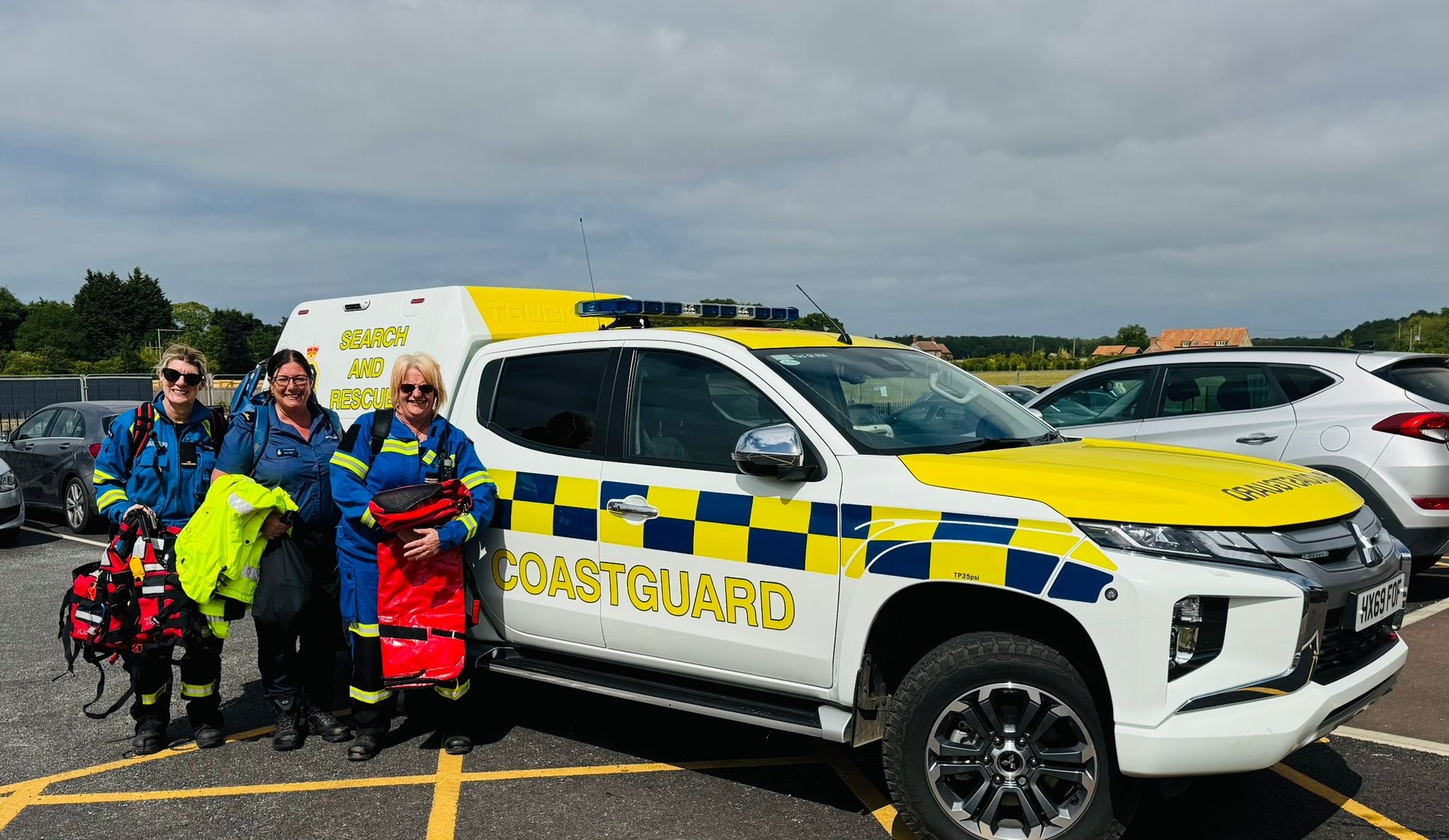 Heath Lodge Residents Inspired by Coastguard Heroes' Visit