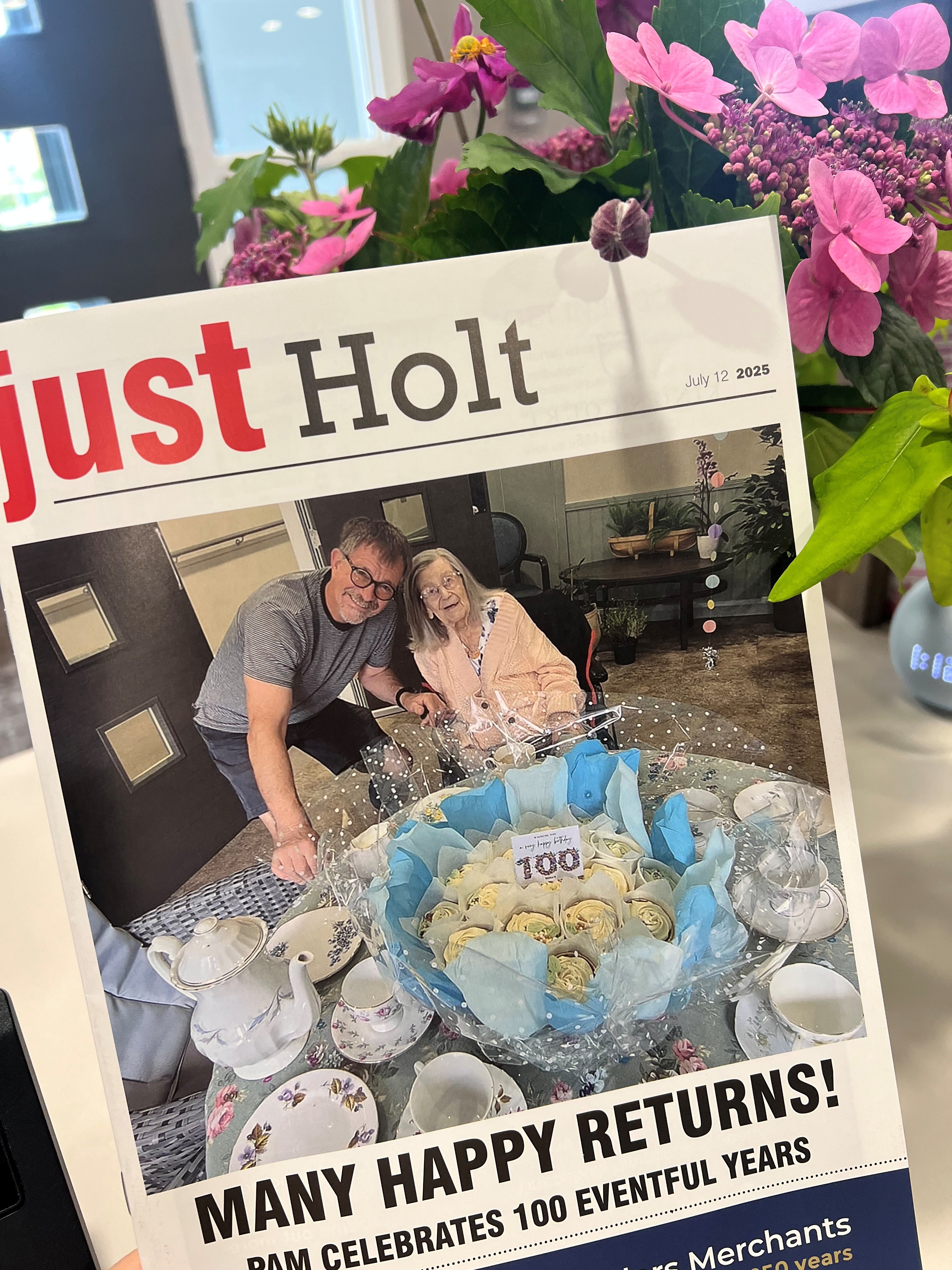 Heath Lodge Celebrates Pam's 100th Birthday