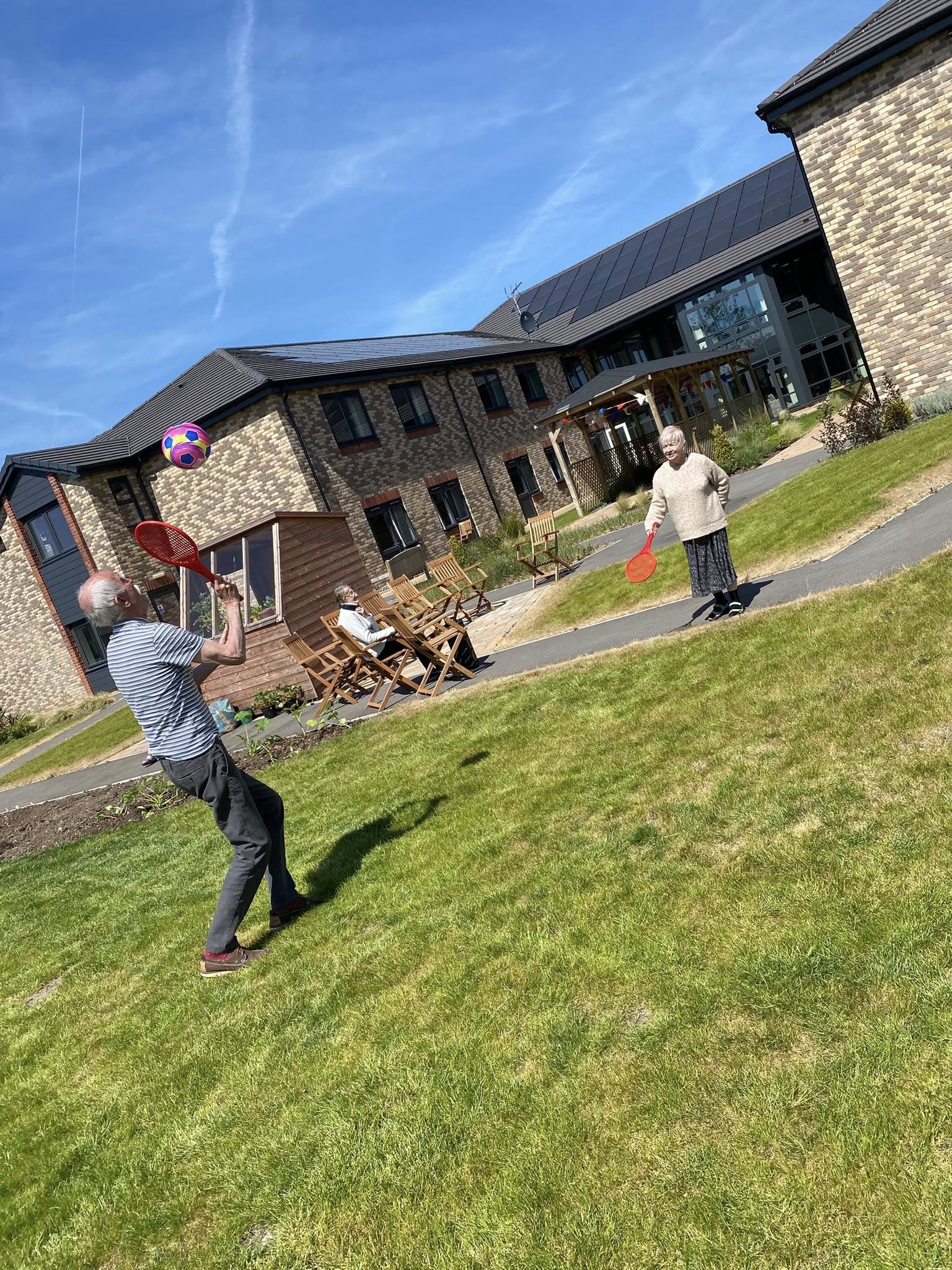 Sunny Garden Games Unite Meadow Croft Residents 