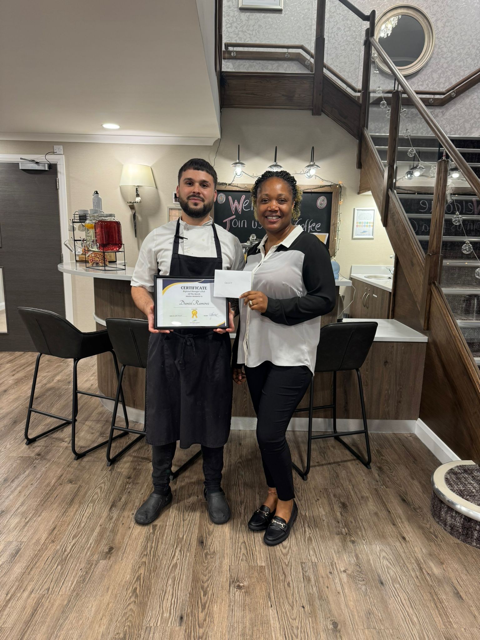 Orchard Manor Celebrates Danny's Culinary Excellence Recognition