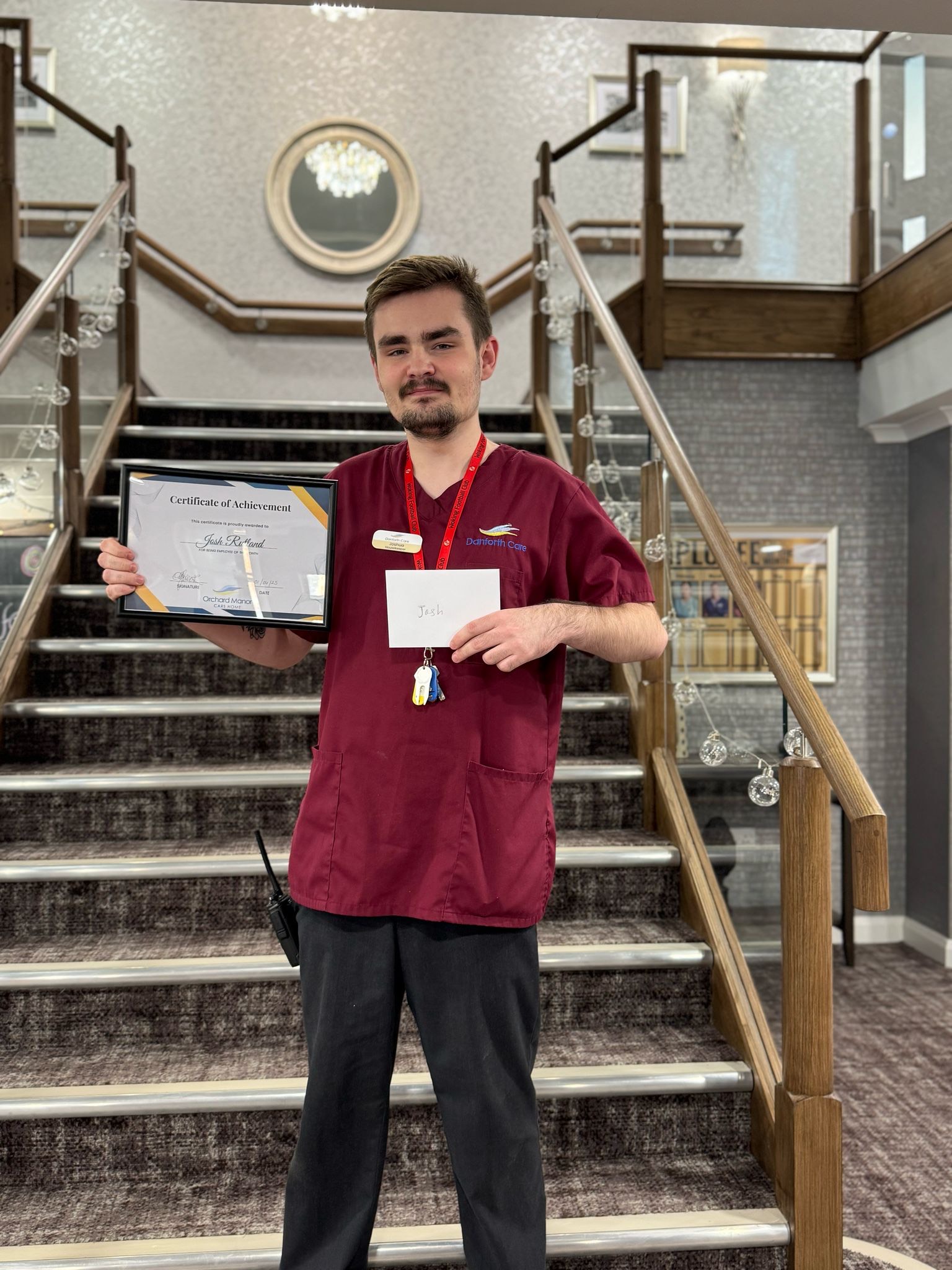 Josh Earns Staff Pick of the Month at Orchard Manor