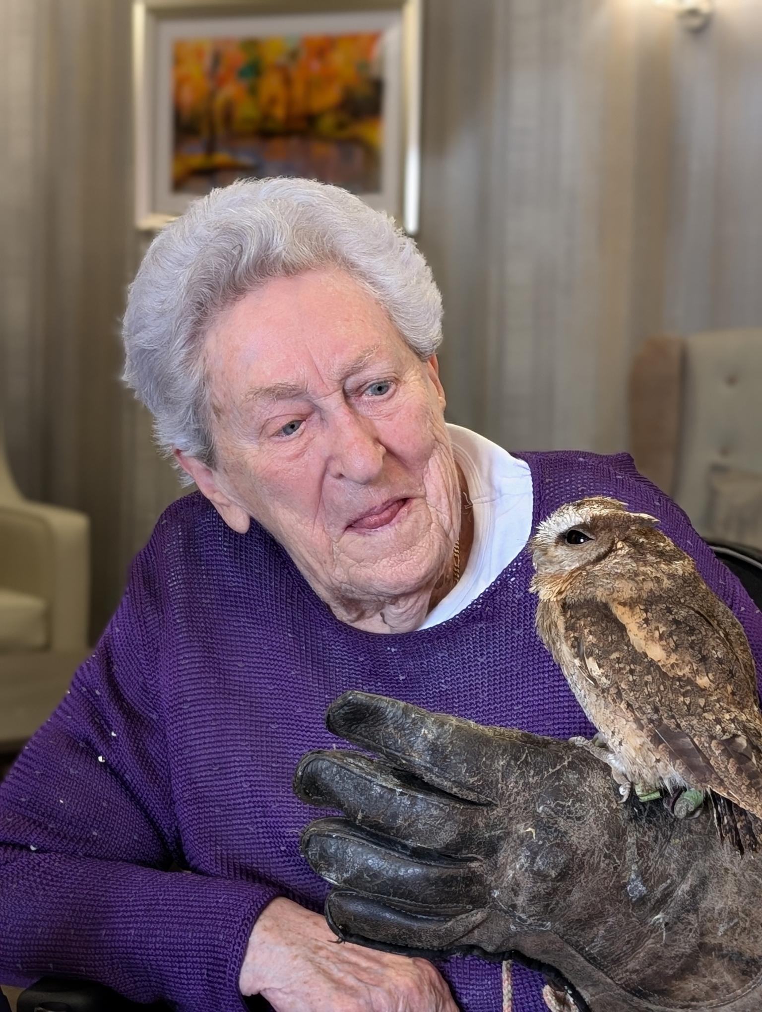 Owls Bring Magic to Primrose House Residents