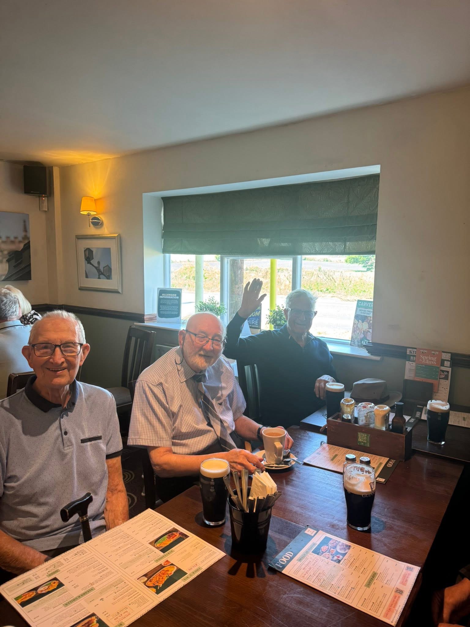 Gentlemen Enjoy Delightful Dining Experience at Sid Bailey