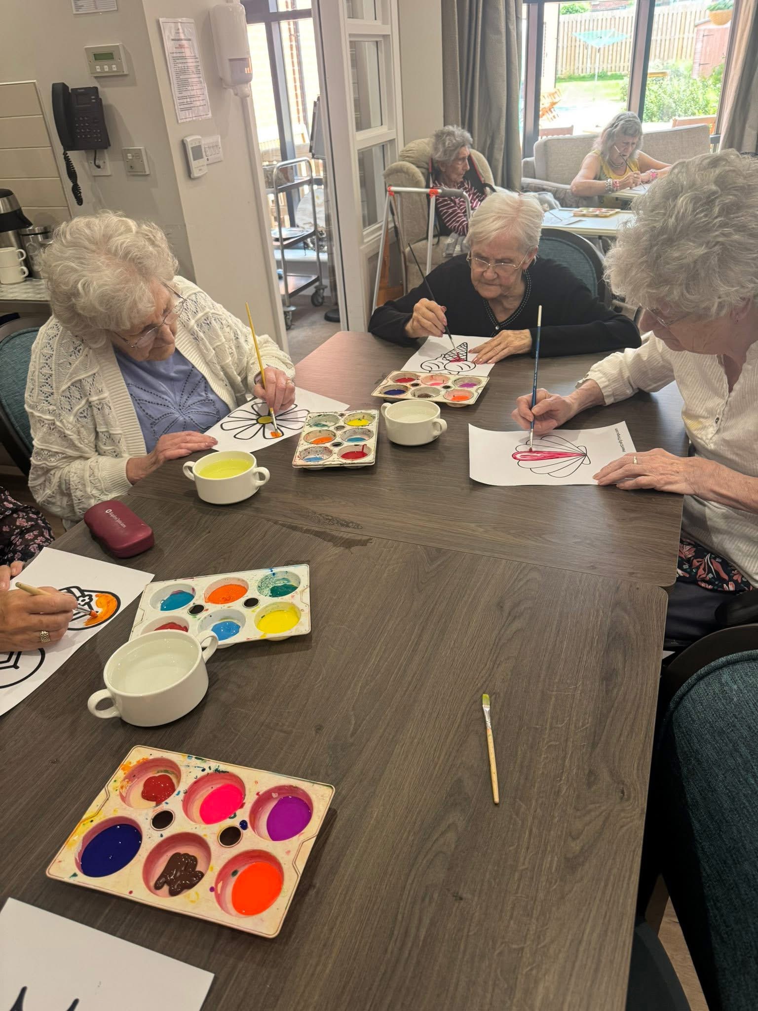 Brampton Care Home Unites for Summer Fayre Prep