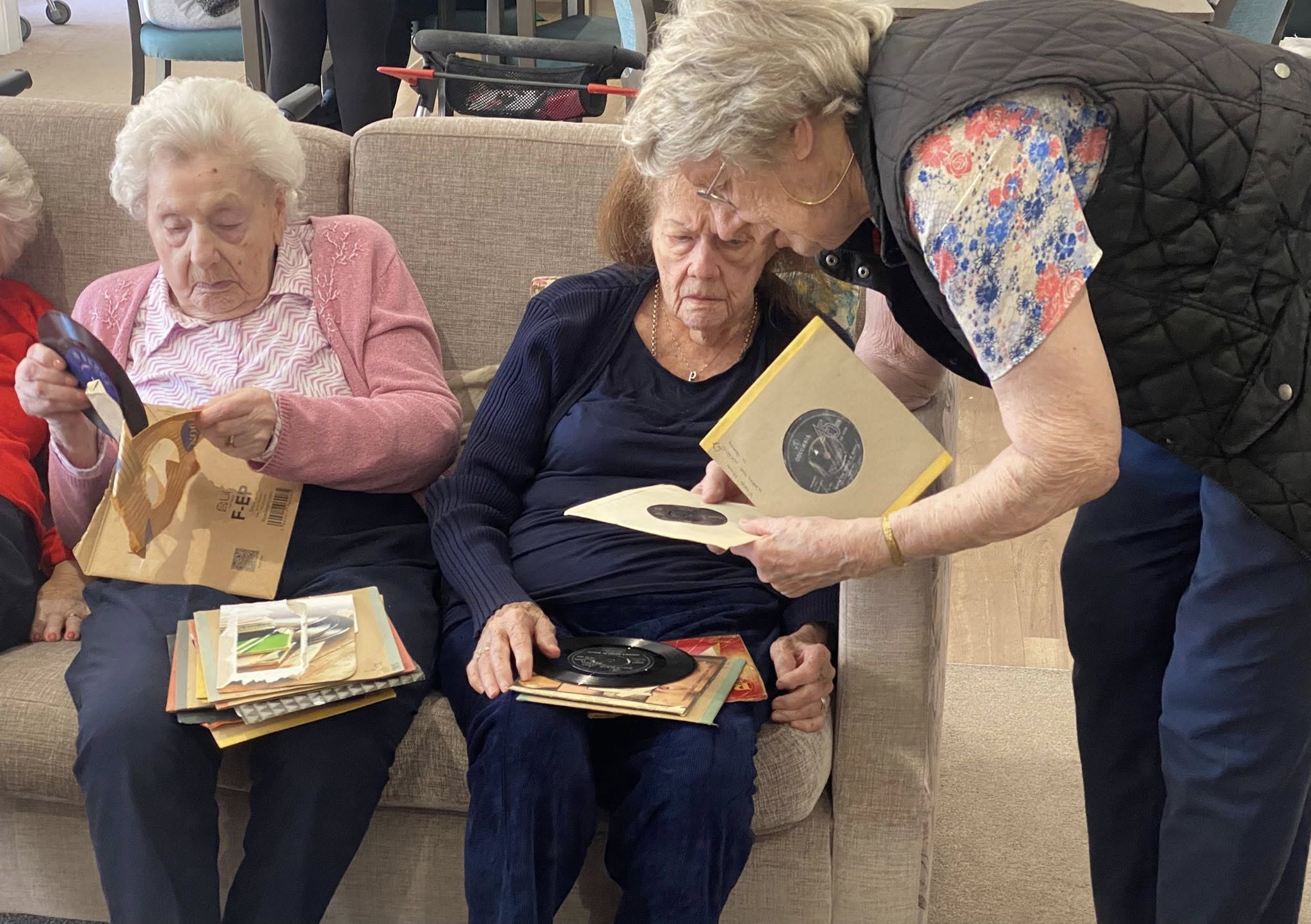 Nostalgic Vinyl Melodies Unite Residents at Heatherton House