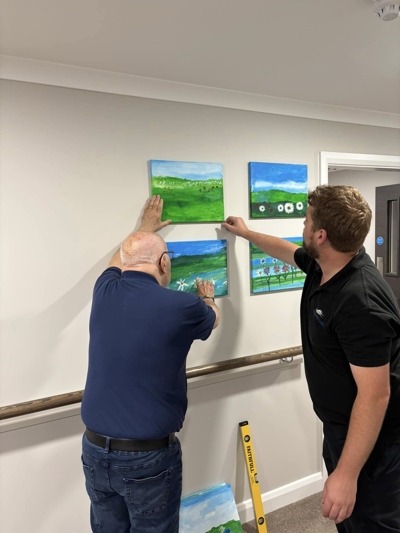 Art and Friendship Brighten Waterhouse Manor's Halls