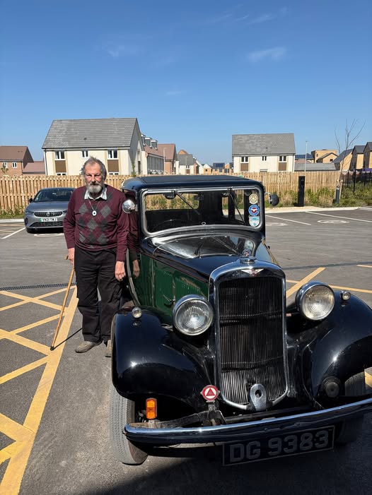 Vintage Car Visit Sparks Joy at Mead Field Manor
